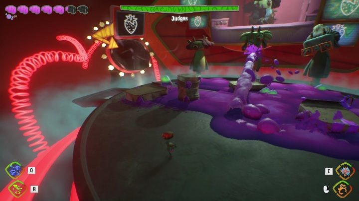 Pomiędzy etapami ze składniami bossowie będą Was atakować - Psychonauts 2: Judges boss - jak pokonać? - Psychonauts 2 - poradnik do gry