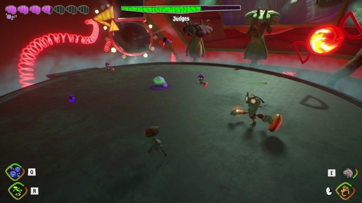 I ponownie, czeka was walka z pomniejszymi przeciwnikami - Psychonauts 2: Judges boss - jak pokonać? - Psychonauts 2 - poradnik do gry