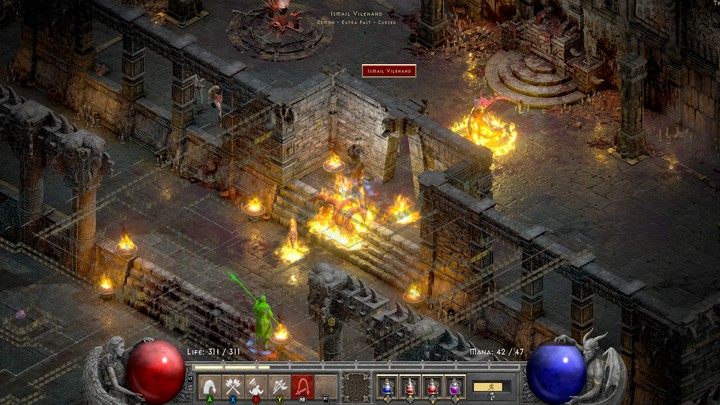 Zadanie to nie będzie łatwe, bowiem Travincal to lokacja przepełniona magami żywiołów - Diablo 2 Resurrected: Poczerniała Świątynia - solucja, opis przejścia - Diablo 2 Resurrected - poradnik do gry