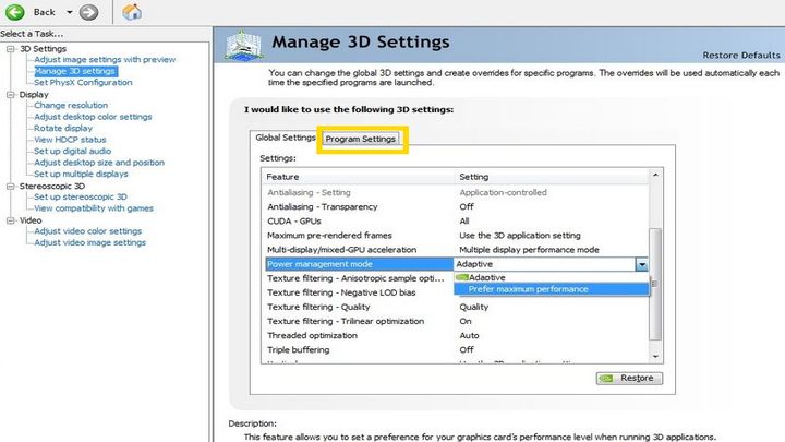 Otwórzcie aplikację Panel sterowania Nvidia (Nvidia Control Panel) - w Panelu sterowania lub PPM na Pulpicie - przejdźcie w zakładkę Ustawienia 3D - Diablo 2 Resurrected: Gra nie działa, problemy z uruchomieniem - Diablo 2 Resurrected - poradnik do gry