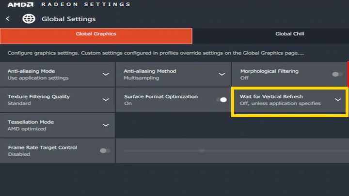 Aby rozwiązać problem z synchronizacją pionową, wejdźcie w menedżer karty graficznej (jak w krokach opisanych powyżej w: Błąd: Failed to initialize Graphics Device), przejdźcie do aplikacji lub spróbujcie zastosować ustawienia globalne, dla pozycji Synchronizacja pionowa wybierając z listy opcję Szy - Diablo 2 Resurrected: Gra nie działa, problemy z uruchomieniem - Diablo 2 Resurrected - poradnik do gry
