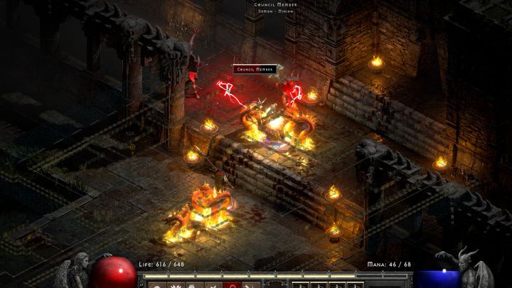 Posiada stały, kwadratowy układ, kilka budynków otoczonych murem - Diablo 2 Resurrected: Travincal - gdzie się znajduje? - Diablo 2 Resurrected - poradnik do gry