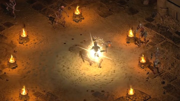 Posiada kilka nietypowych cech i umiejętności, jak pułapki, możliwość wykonywania kopnięć, przy których siła ataku zależy od założonego obuwia oraz posiada tzw - Diablo 2 Resurrected: Zabójczyni - informacje ogólne - Diablo 2 Resurrected - poradnik do gry