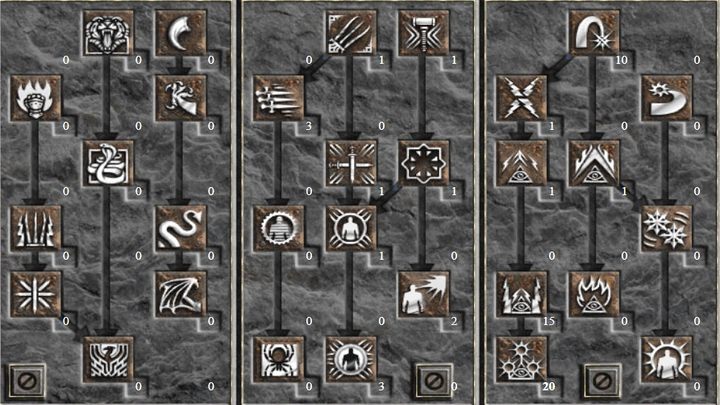 Przykładowy build Trap Assassindla 50 poziomu - Diablo 2 Resurrected: Zabójczyni - najlepsze buildy - Diablo 2 Resurrected - poradnik do gry