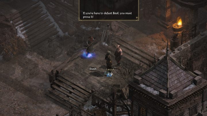 Zleceniodawcą zadania Zatrzymaj Oblężenie jest Larzuk - Diablo 2 Resurrected: Oblężenie Harrogath (Siege on Harrogath) - solucja, opis przejścia - Diablo 2 Resurrected - poradnik do gry