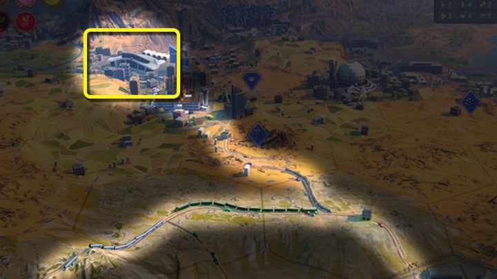 Zbudowanie stacji kolejowej w regionie, pozwoli połączyć się z sąsiednimi terytoriami za pomocą torów i kolei. - Humankind: Stacje kolejowe i lotniska - Humankind - poradnik do gry