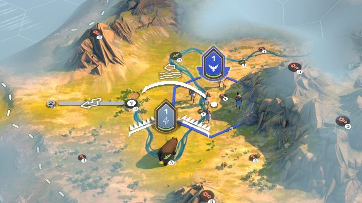 Nie tylko rzeki ograniczają ruchy jednostek, ale również wrogie jednostki. - Humankind: Jednostki - ruch i walka - Humankind - poradnik do gry