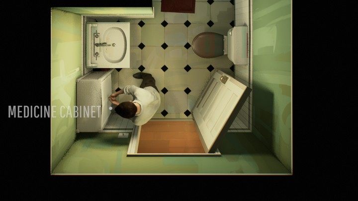 Tabletki nasenne znajdziecie w łazience, w szafce obok drzwi - 12 Minutes: Tabletki nasenne - jak użyć? - 12 Minutes - poradnik do gry