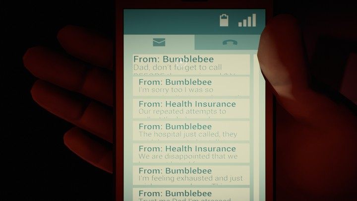 Po postrzeleniu związanego włamywacza, będziecie mogli swobodnie przeglądać jego telefon - już się nie wyzwoli - 12 Minutes: Numer Trzmiela - jak zdobyć? - 12 Minutes - poradnik do gry