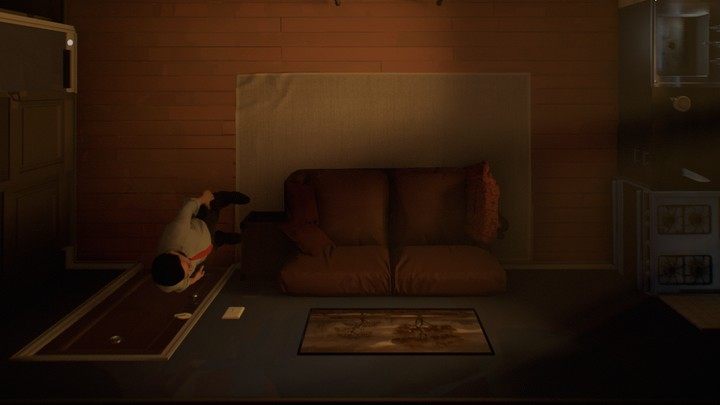 Po wykonaniu wymienionych czynności i rozmowie z policjantem oraz odkryciu istnienia brata, rozpocznie się faza 2 - teraz jest okazja na zdobycie osiągnięć związanych z przenikaniem faz (obrazy i kwiatek w sypialni) - 12 Minutes: Pełny opis przejścia gry - 12 Minutes - poradnik do gry