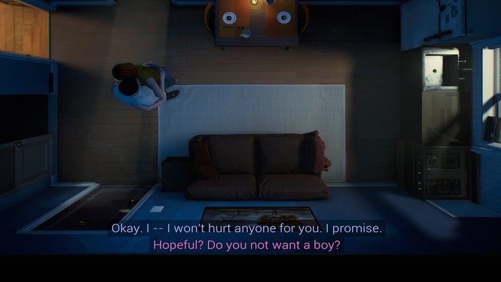 Musicie dodatkowo być miłymi dla żony i przeprowadzić prawidłowo całą kolację: pomóżcie jej nakryć do stołu (kubki, talerze), wysłuchajcie jej co ma do powiedzenia racząc się deserem - 12 Minutes: Pełny opis przejścia gry - 12 Minutes - poradnik do gry