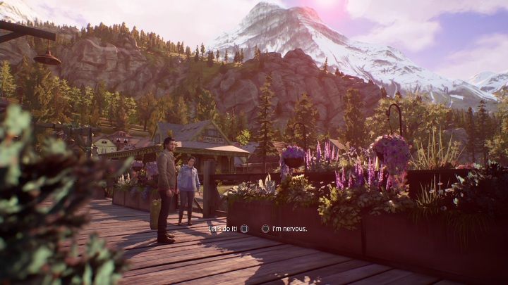 Po krótkiej pogawędce zabierze Was jednak dalej - Life is Strange True Colors: Poznanie brata i miasta - solucja, opis przejścia - Life is Strange True Colors - poradnik do gry