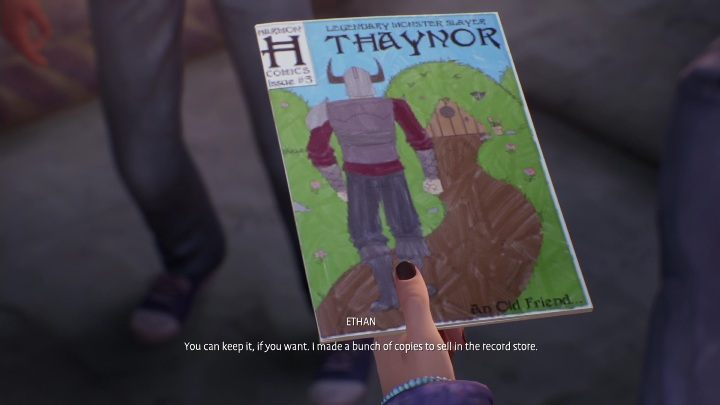 Ethan wręczy Wam swój komiks - Life is Strange True Colors: Poznanie brata i miasta - solucja, opis przejścia - Life is Strange True Colors - poradnik do gry