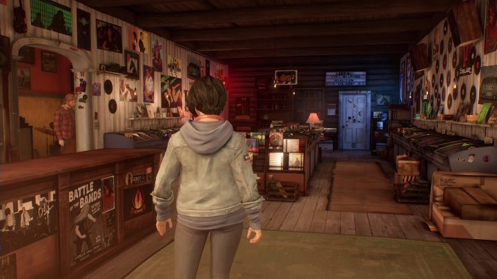 W środku możecie się rozejrzeć i zaczepić dwie osoby, które i tak musicie poznać - Life is Strange True Colors: Sklep z winylami - solucja, opis przejścia - Life is Strange True Colors - poradnik do gry