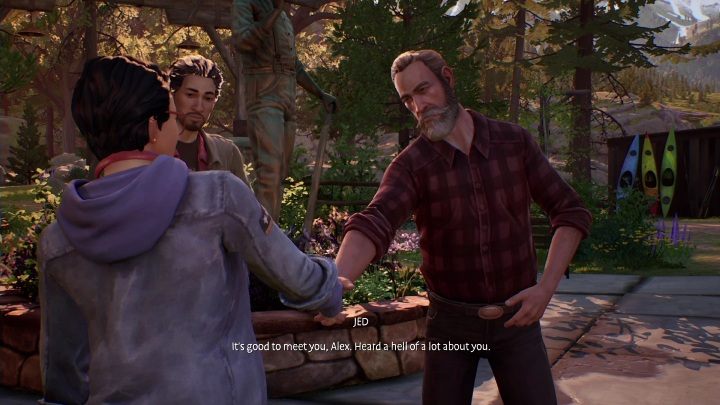 Idąc dalej poznacie Jeda, ten pojawi się jeszcze wiele razy na waszej drodze - Life is Strange True Colors: Pierwsza wizyta w mieszkaniu - solucja - Life is Strange True Colors - poradnik do gry