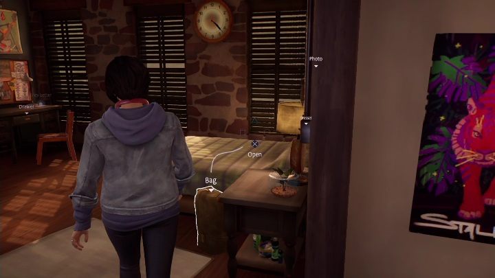 Waszym zadaniem jest rozpakowanie całej torby - Life is Strange True Colors: Eksploracja mieszkania - solucja, opis przejścia - Life is Strange True Colors - poradnik do gry