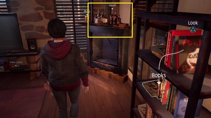 Możecie od razu udać się do kominka, na którym leży kilka alkoholi - Life is Strange True Colors: Bar (rozdział 1) - solucja, opis przejścia - Life is Strange True Colors - poradnik do gry