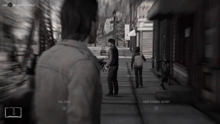 Jeśli powiedzieliście prawdę to po rozmowie z Gabem, po skończonej pracy w barze, będziecie mogli od razu iść szukać Ethana - Life is Strange True Colors: Rozdział 1, ważne wybory - lista wszystkich - Life is Strange True Colors - poradnik do gry