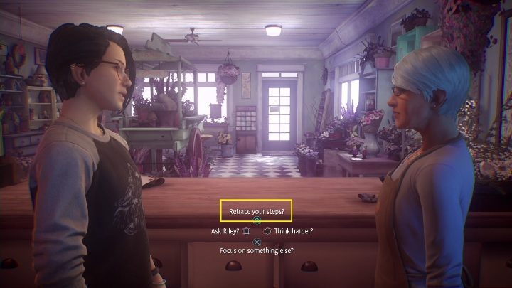 Wróćcie do kobiety i pomóżcie jej przypomnieć sobie co się działo - Life is Strange True Colors: Kwiaciarnia - solucja, opis przejścia - Life is Strange True Colors - poradnik do gry