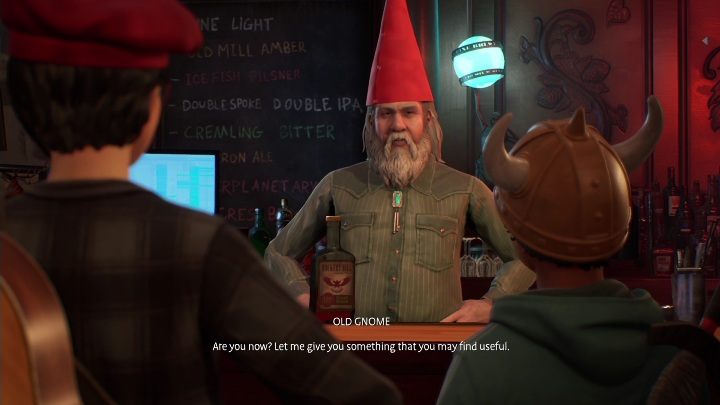 Jeśli jednak będziecie drożyć i wypytacie gnoma o wszystko dostaniecie nową umiejętność dla Alex, która może pomóc Wam w walce - Life is Strange True Colors: LARP - solucja, opis przejścia - Life is Strange True Colors - poradnik do gry