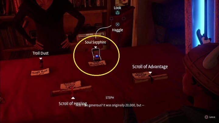 Na jej stoisku interesuje Was Soul Sapphire - Life is Strange True Colors: LARP - solucja, opis przejścia - Life is Strange True Colors - poradnik do gry