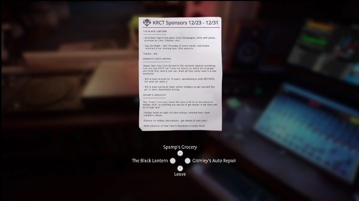 Jak zwykle zacznijcie swój dzień od informacji o sponsorach - Life is Strange True Colors Wavelengths: Zima - solucja, opis przejścia - Life is Strange True Colors - poradnik do gry