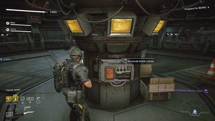 Następnym krokiem, który będziecie musieli wykonać, będzie otworzenie zamków w drzwiach - Aliens Fireteam Elite: Ratunek - solucja, opis przejścia - Aliens Fireteam Elite - poradnik do gry