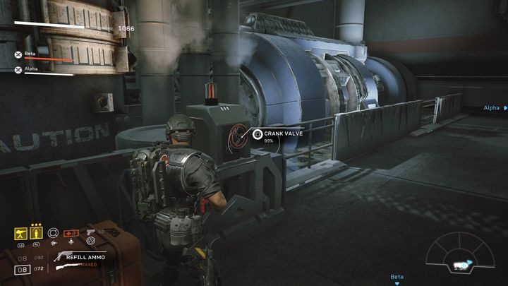 Kolejnym miejscem będzie pomieszczenie z zaworem - Aliens Fireteam Elite: Ratunek - solucja, opis przejścia - Aliens Fireteam Elite - poradnik do gry