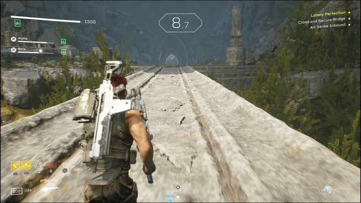 Otwarcie bramy do mostu trochę potrwa, dlatego przez krótką chwilę musicie odeprzeć atak Xenomorphów - Aliens Fireteam Elite: Desant - solucja, opis przejścia - Aliens Fireteam Elite - poradnik do gry