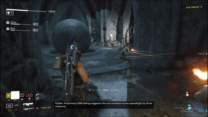 Dalsza przeprawa powinna skutkować tym, że znajdziecie się w pobliżu wielkich kul - Aliens Fireteam Elite: Kontakt - solucja, opis przejścia - Aliens Fireteam Elite - poradnik do gry