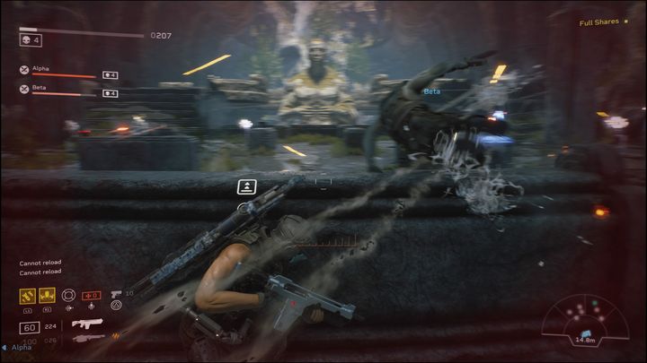 Idąc dalej, napotkacie kolejnych wrogów, w głównej mierze Syntetyków - Aliens Fireteam Elite: Kontakt - solucja, opis przejścia - Aliens Fireteam Elite - poradnik do gry