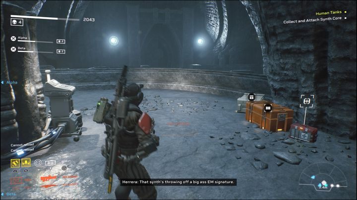 Znajdziecie tam również skrzynię z amunicją, skrzynię z dodatkiem oraz apteczkę - Aliens Fireteam Elite: Ewakuacja #2 - solucja, opis przejścia - Aliens Fireteam Elite - poradnik do gry