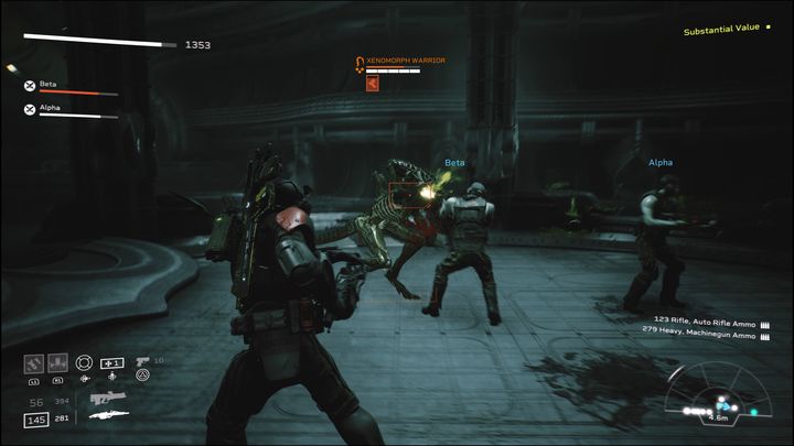 W nowym pomieszczeniu pojawi się po chwili wojownik, dlatego czym prędzej się z nim rozprawcie - Aliens Fireteam Elite: Natarcie - solucja, opis przejścia - Aliens Fireteam Elite - poradnik do gry