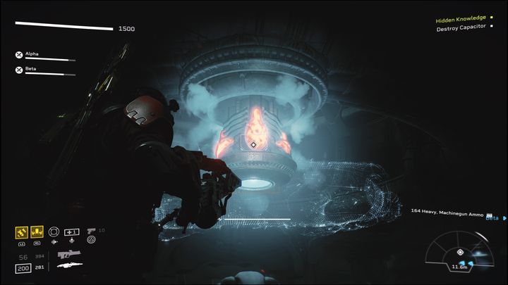 Mimo odpierania ataków przeciwnika, będziecie musieli również niszczyć kondensatory, które mają kolor pomarańczowy - Aliens Fireteam Elite: Abordaż - solucja, opis przejścia - Aliens Fireteam Elite - poradnik do gry