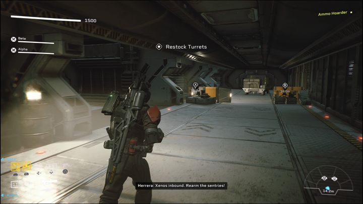 Waszym celem będzie uzupełnienie amunicji w działkach - Aliens Fireteam Elite: Przebicie - solucja, opis przejścia - Aliens Fireteam Elite - poradnik do gry