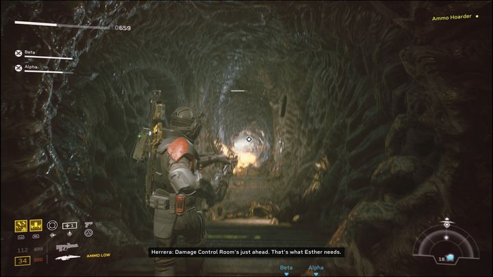 Idąc dalej, będziecie musieli przebić się przez wąskie przejście, z którego wyłaniać się będą kolejne Xeny - Aliens Fireteam Elite: Przebicie - solucja, opis przejścia - Aliens Fireteam Elite - poradnik do gry