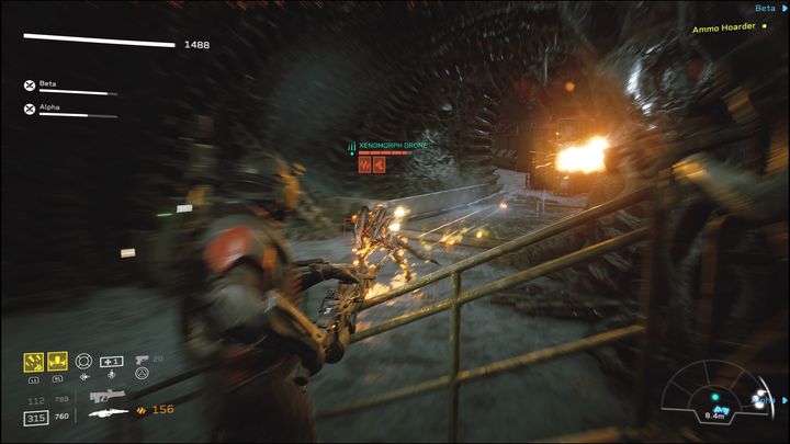 Po zainstalowaniu wzmacniacza, zostaniecie zaatakowani przez Xeny - Aliens Fireteam Elite: Przebicie - solucja, opis przejścia - Aliens Fireteam Elite - poradnik do gry