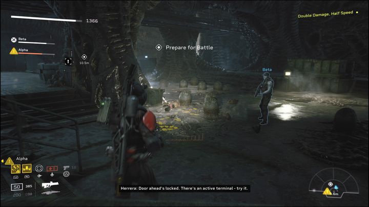 Idąc do pierwszego punktu, po drodze zostaniecie zaatakowani przez Xeny - Aliens Fireteam Elite: Królobójstwo - solucja, opis przejścia - Aliens Fireteam Elite - poradnik do gry