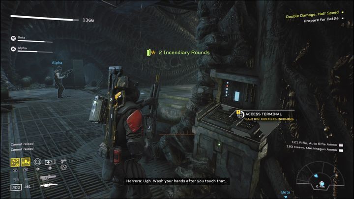 Następnie uzupełnijcie zapasy i udajcie się do terminala - Aliens Fireteam Elite: Królobójstwo - solucja, opis przejścia - Aliens Fireteam Elite - poradnik do gry