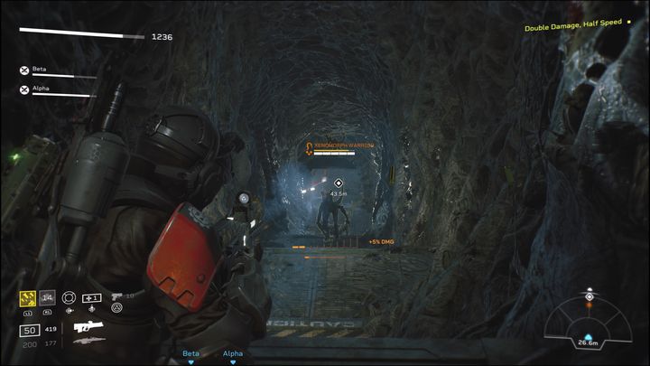 Schodząc coraz niżej, będziecie napotykać większy opór ze strony wrogich kosmitów - Aliens Fireteam Elite: Królobójstwo - solucja, opis przejścia - Aliens Fireteam Elite - poradnik do gry