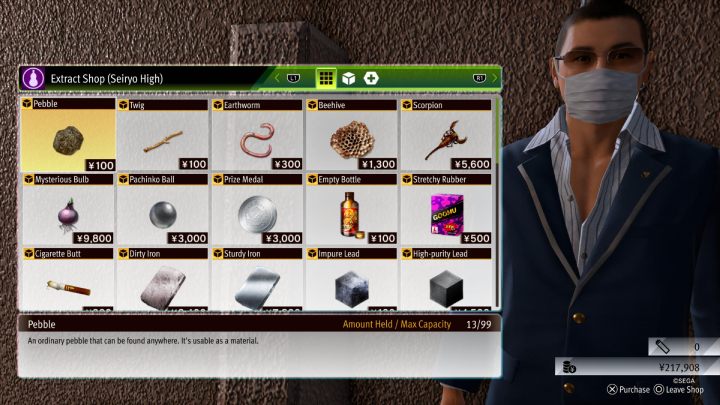 W grze znajdziecie 3 sklepy z ekstraktami - Lost Judgment: Ekstrakty - Lost Judgment - poradnik do gry