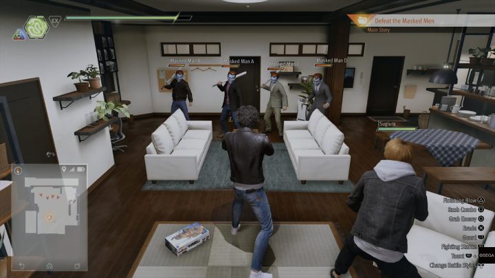 Do mieszkania wejdą zamaskowani mężczyźni - Lost Judgment: Chapter 9 The Weight of Guilt - solucja, opis przejścia - Lost Judgment - poradnik do gry