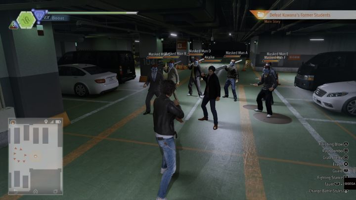 Gdy dogonicie Kuwanę zaatakują Was mężczyźni w maskach - Lost Judgment: Chapter 9 The Weight of Guilt - solucja, opis przejścia - Lost Judgment - poradnik do gry