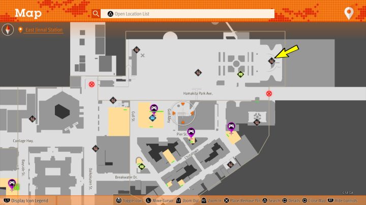 1 - Lost Judgment: Squirrel search Hamakita Park - wszystkie wiewiórki, mapa - Lost Judgment - poradnik do gry