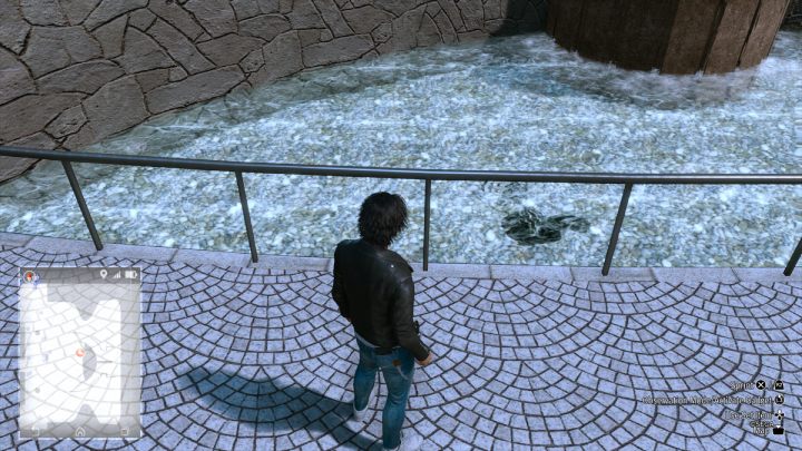 13 obrazek znajduje się w fontannie w parku Hamakita - Lost Judgment: Squirrel search Hamakita Park - wszystkie wiewiórki, mapa - Lost Judgment - poradnik do gry