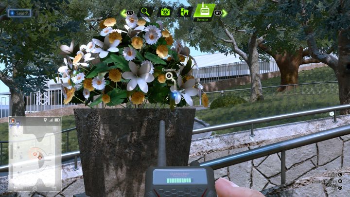 Użyjcie detektora, aby znaleźć Extract Recipe: Lubrication Tactic w kwiatach - Lost Judgment: Squirrel search Hamakita Park - wszystkie wiewiórki, mapa - Lost Judgment - poradnik do gry