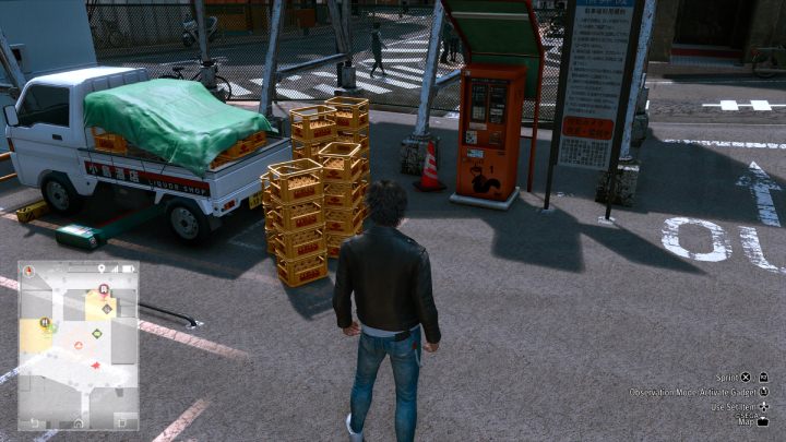 38 obrazek znajduje się na parkingu przy E Shichifuku Street - Lost Judgment: Squirrel search E Shichifuku - wszystkie wiewiórki, mapa - Lost Judgment - poradnik do gry