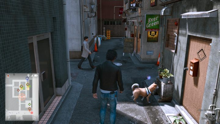 Na koniec wezwijcie psa, który pomoże Wam znaleźć element wyposażenia Battle Innerwear SS przy południowym wyjściu z dzielnicy - Lost Judgment: Squirrel search E Shichifuku - wszystkie wiewiórki, mapa - Lost Judgment - poradnik do gry