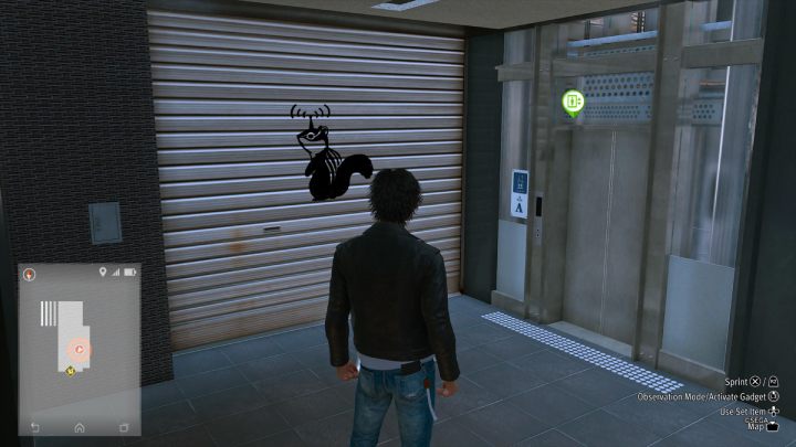 46 obrazek zlokalizowany jest w budynku Kamuro Theater na poziomie piwnic - Lost Judgment: Squirrel search Theater - wszystkie wiewiórki, mapa - Lost Judgment - poradnik do gry