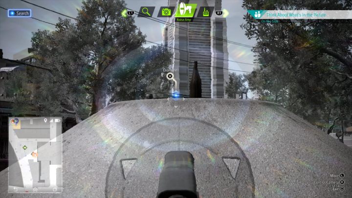 Następnie przy pomocy Noise Amp zbadajcie dźwięk dochodzący ze szczytu betonowej kopuły - Lost Judgment: Big Squirrels Dont Cry - solucja, opis przejścia - Lost Judgment - poradnik do gry